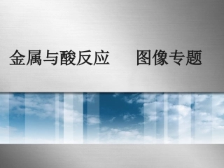 金属与酸反应的图像专题