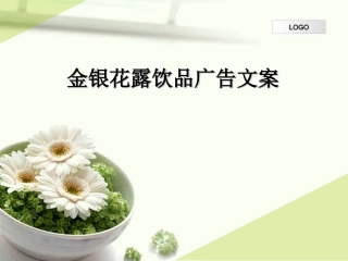 金银花露饮品广告文案