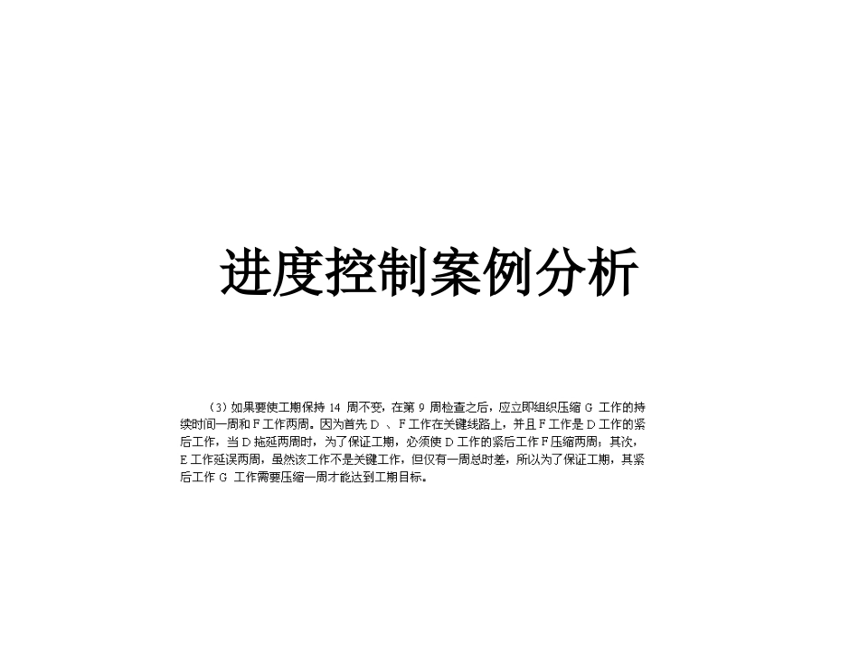 进度控制案例分析_第1页