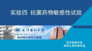 抗菌药物敏感性试验