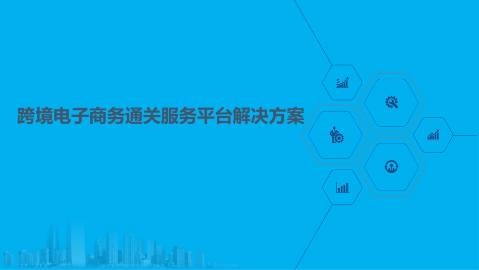 跨境电子商务通关服务平台解决方案_第1页
