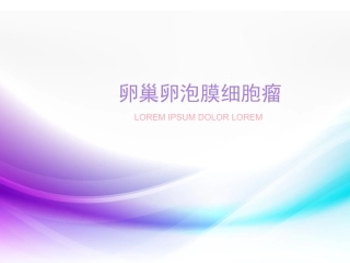 卵巢卵泡膜细胞瘤