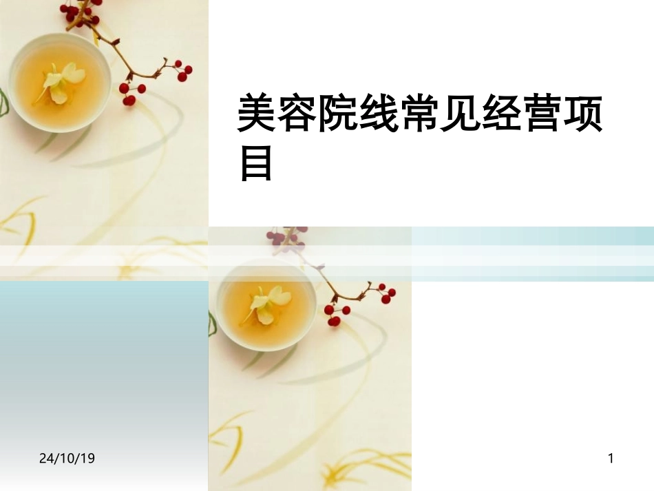 美容院线常见项目_第1页