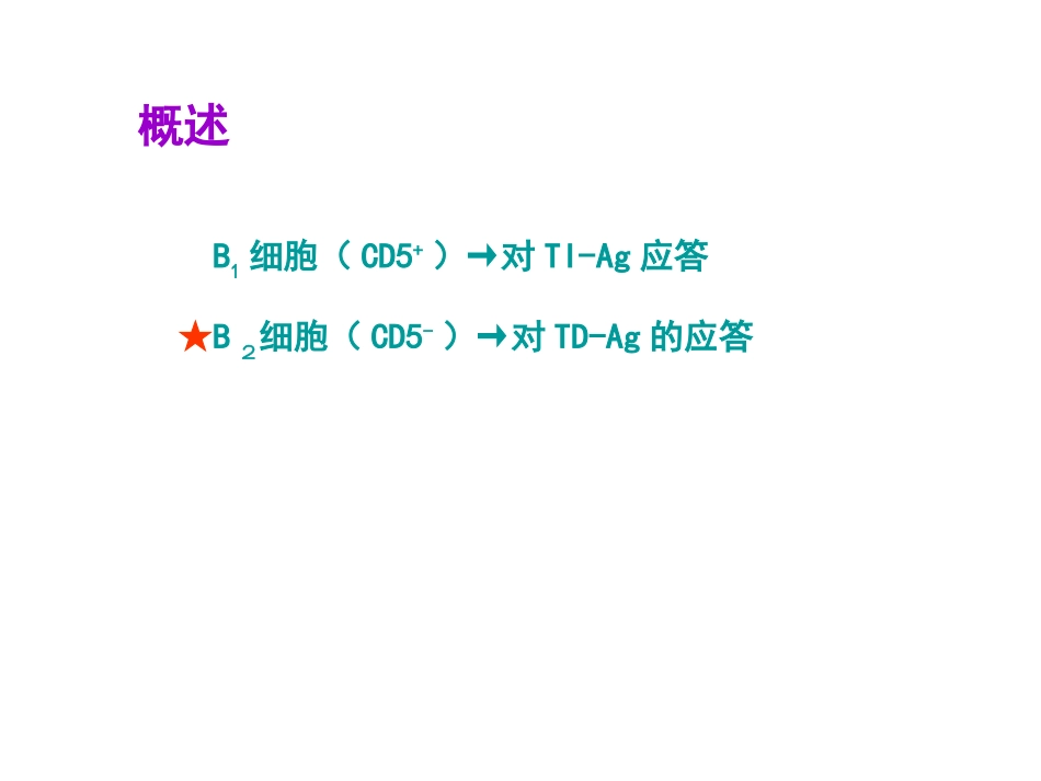 免疫学B淋巴细胞介导的免疫应答_第2页