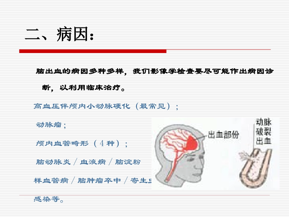 脑出血病因诊疗及要点_第3页