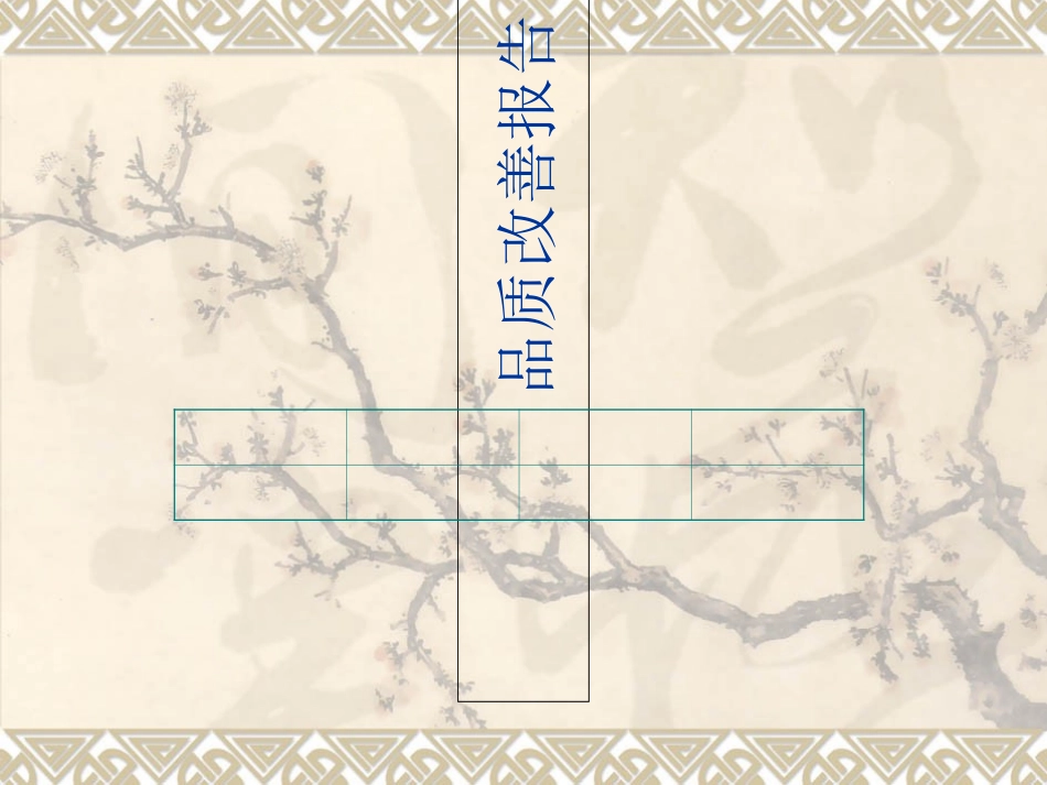 品质改善报告课件_第1页