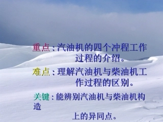 汽油机工作原理