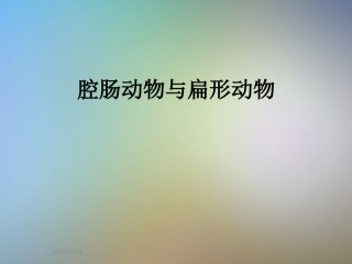 腔肠动物和扁形动物