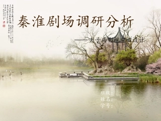 秦淮剧场调研报告