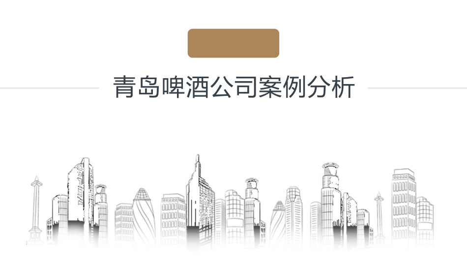 青岛啤酒财务分析_第1页