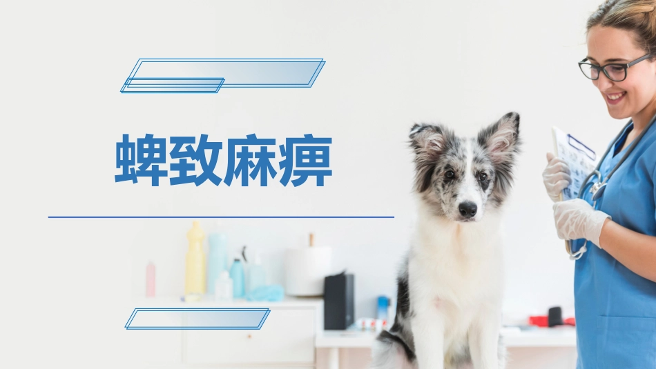 犬猫的寄生虫病蜱致麻痹宠物医生课件_第1页