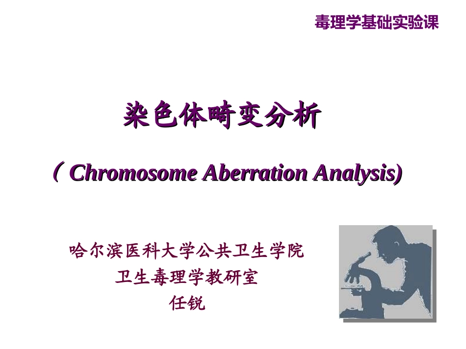 染色体畸变分析汇总_第1页