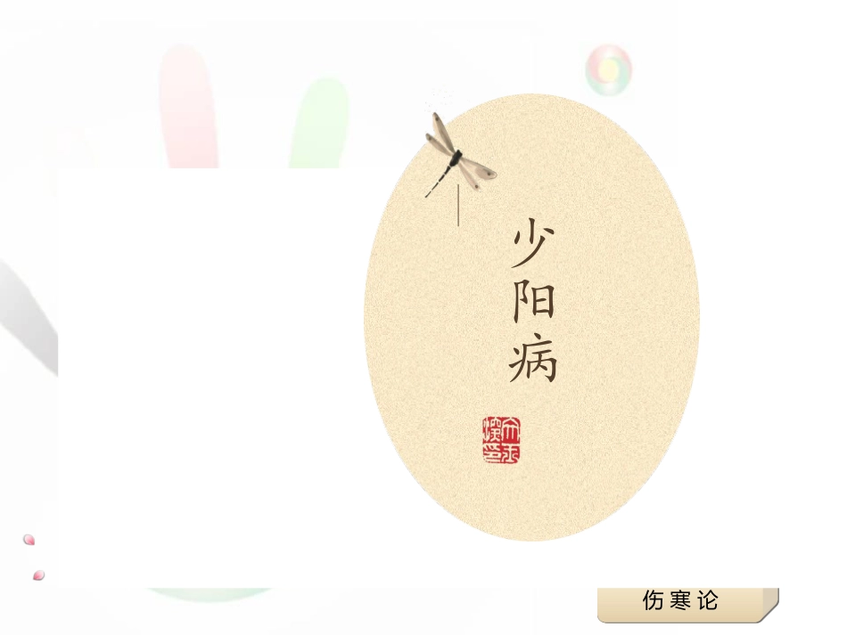 伤寒论少阳病概论_第1页