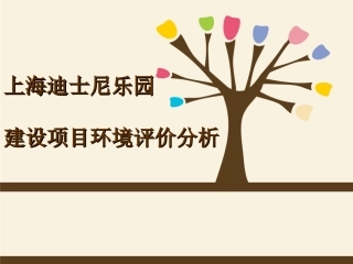 上海迪斯尼乐园环境可行性分析