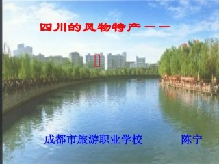四川的风物特产