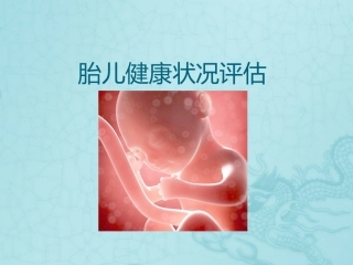 胎儿健康状况评估