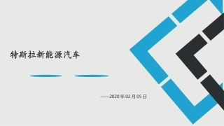 特斯拉新能源汽车