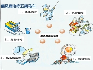 痛风和高尿酸血症治疗五架马车