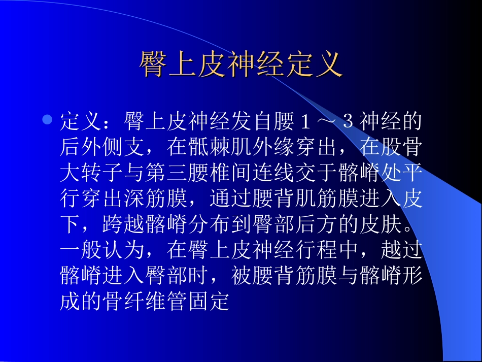 臀上皮神经解剖及疾病概述_第2页