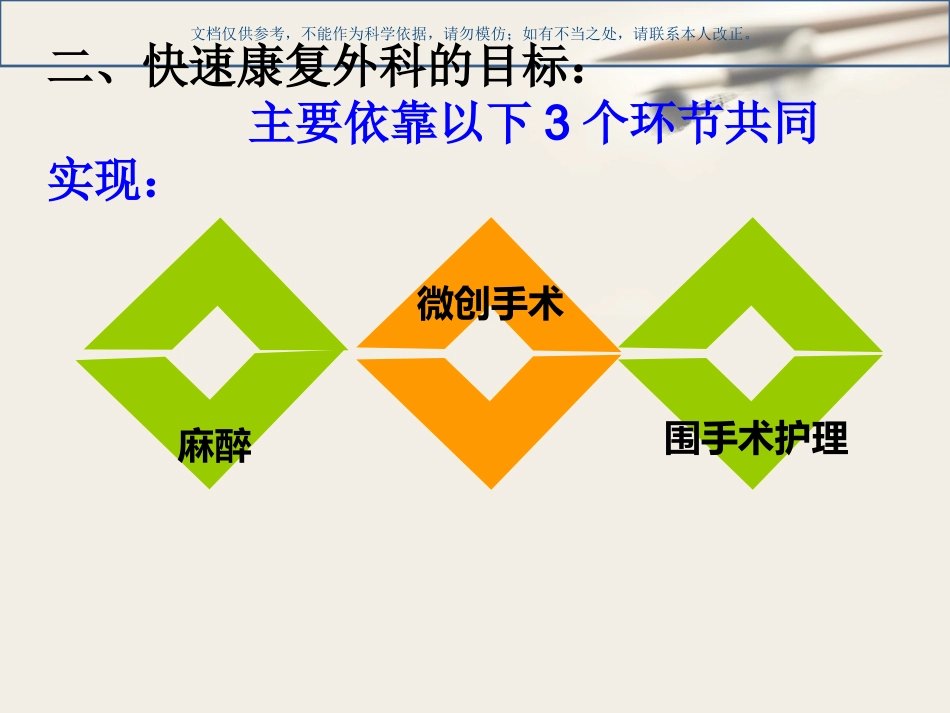 外科快速康复理念在妇科手术中的应用课件_第3页