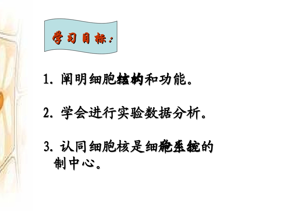 细胞核系统的控制中心_第3页