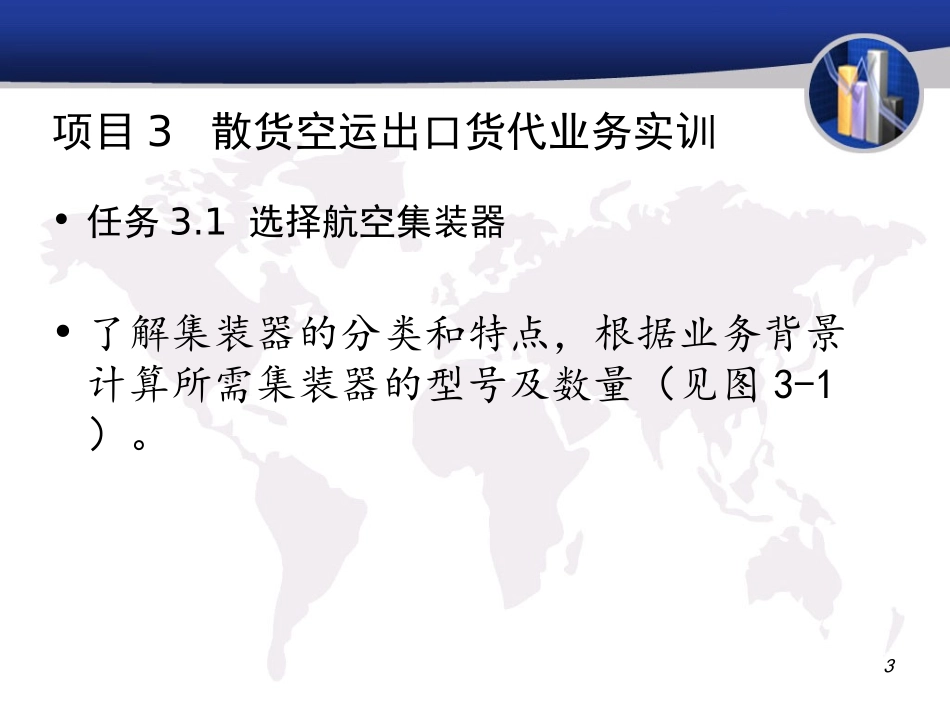 项目散货空运出口货代业务实训_第3页