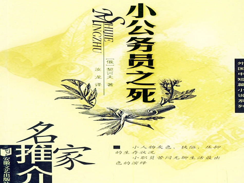 小公务员之死解析_第2页