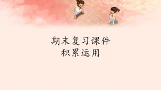 小升初积累与运用专题训练