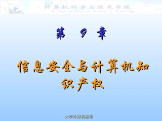 信息安全和计算机知识产权