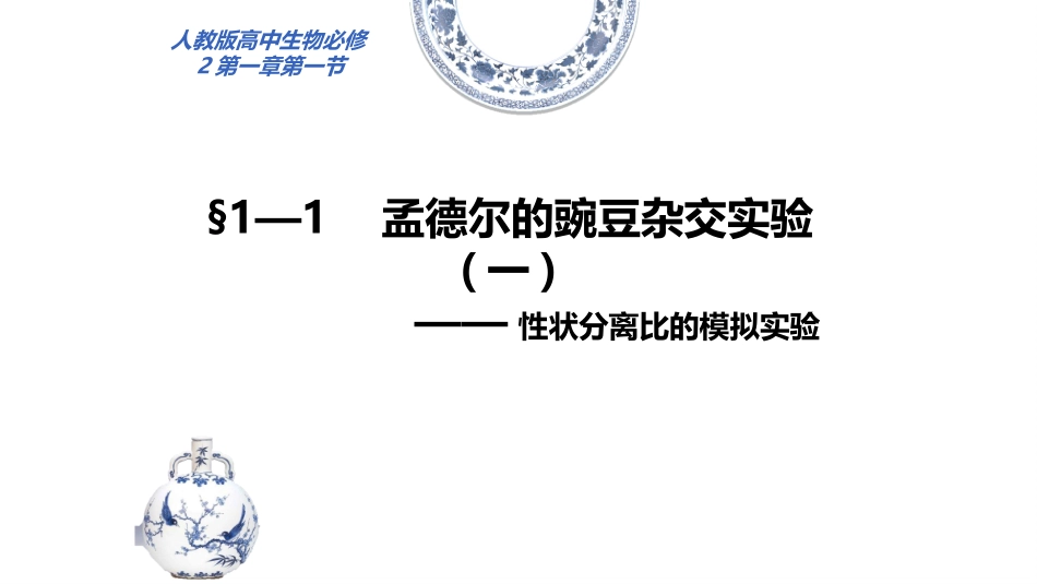 性状分离比模拟实验及其拓展_第1页