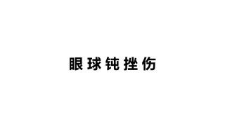 眼球钝挫伤课件