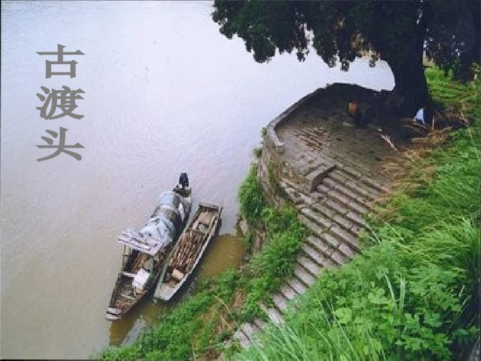 叶紫古渡头课件_第2页