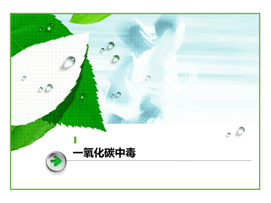 一氧化碳中毒_第1页