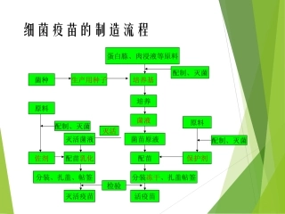 疫苗的制造流程和管理