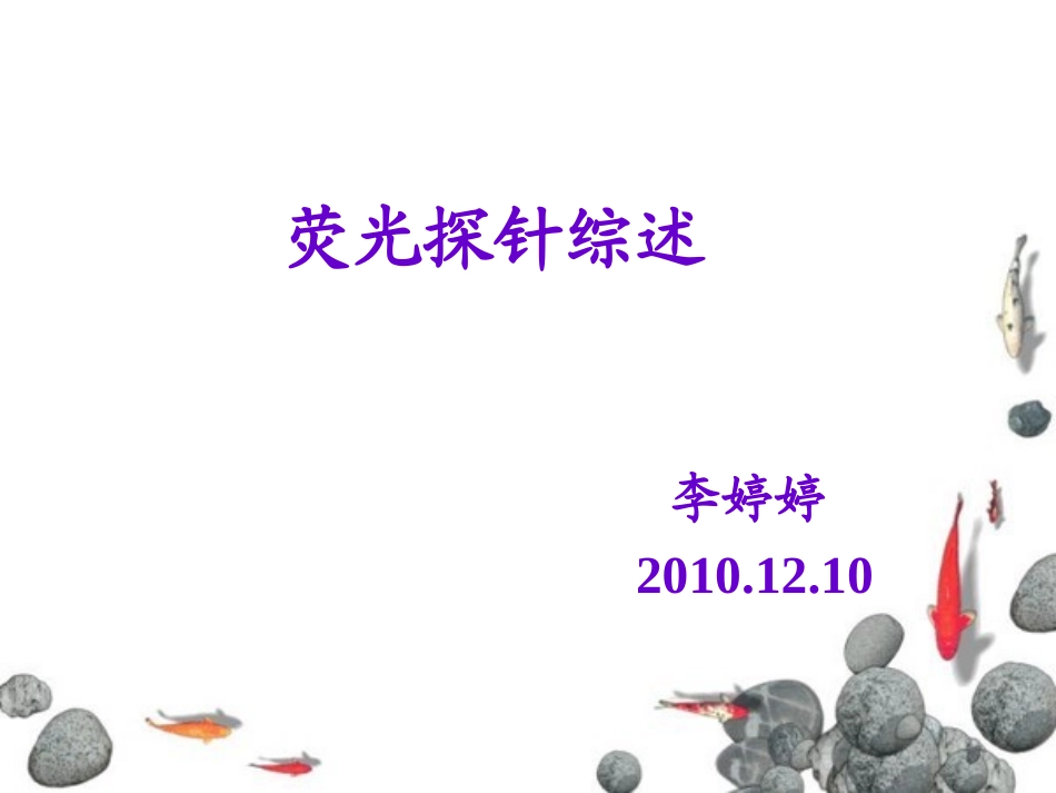 荧光探针综述_第1页