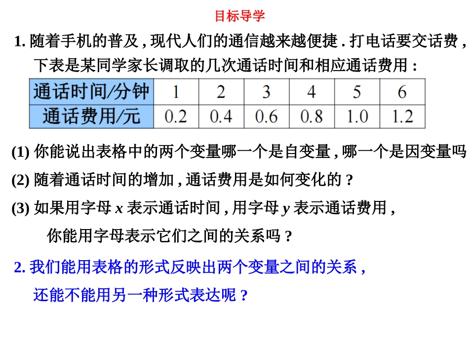 用关系式表示的变量间关系_第1页