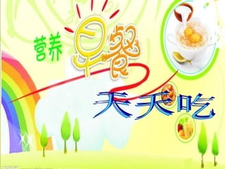 早餐的学问课件正