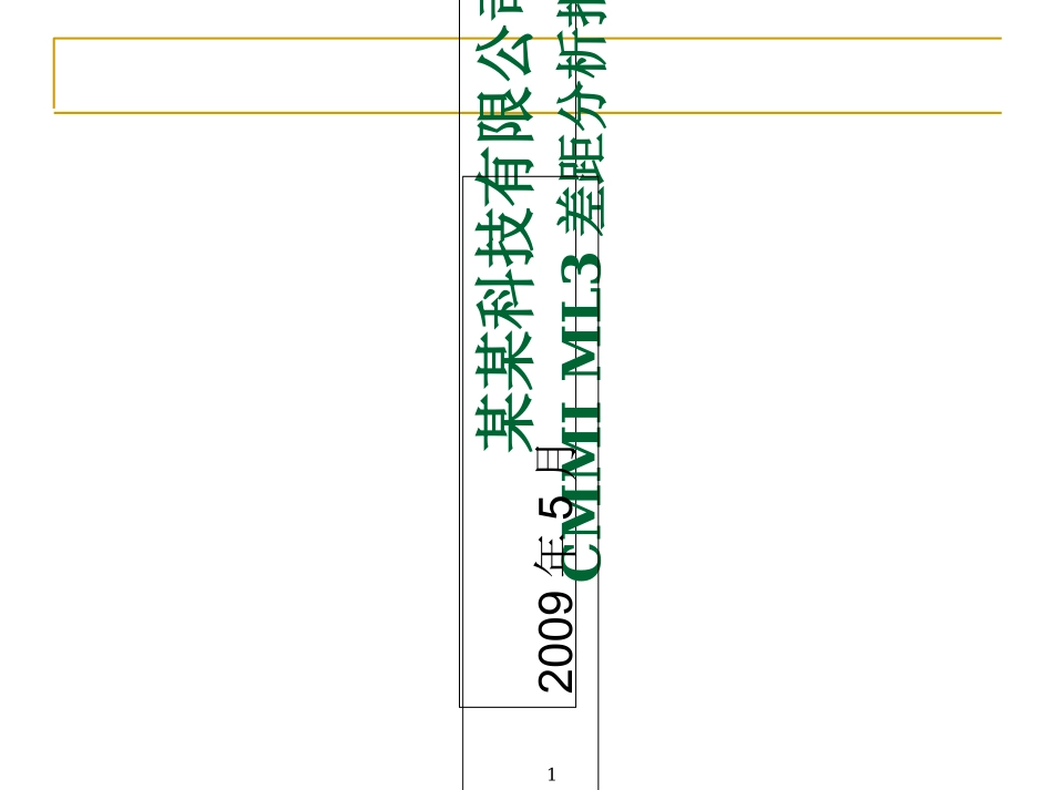 差距分析报告_第1页