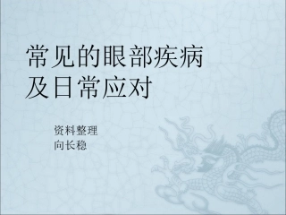 常见的眼部疾病课件