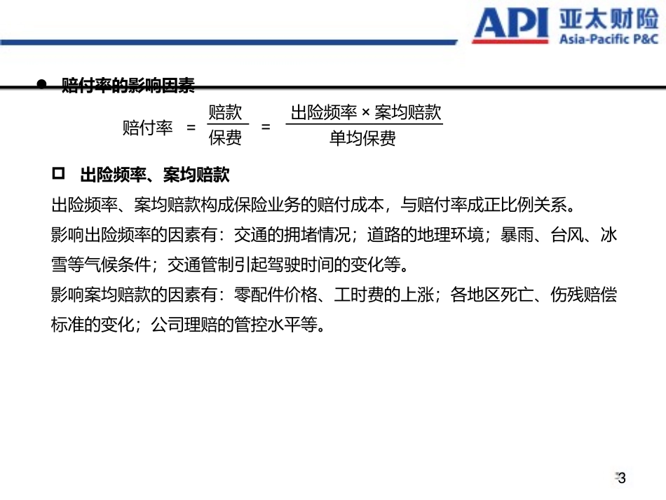 车险赔付率简介分解_第3页
