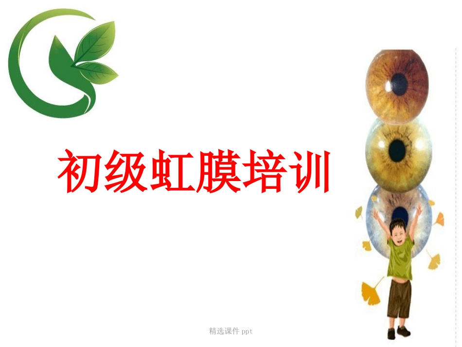 初级虹膜培训课件_第1页