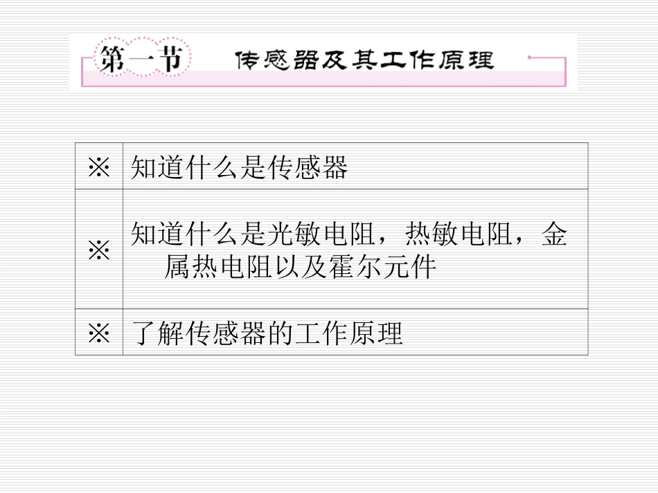 传感器的工作原理及其应用_第1页
