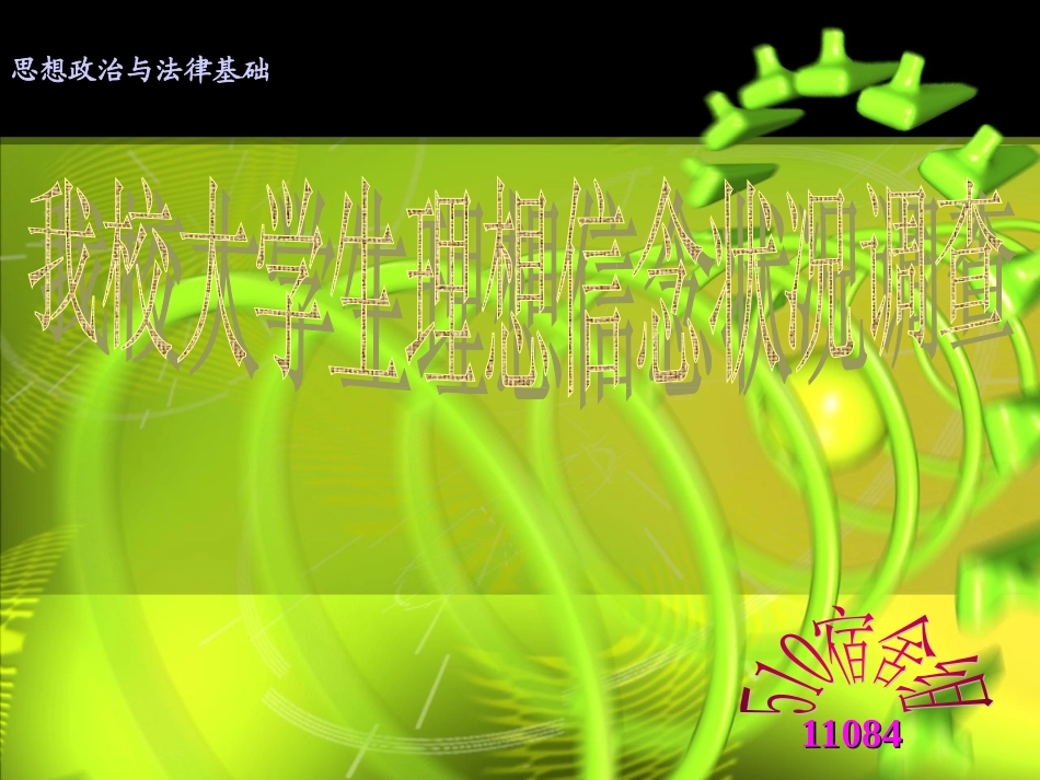 大学生理想信念调查报告_第1页