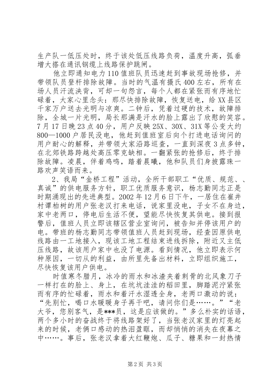 电力先进个人工作总结_第2页