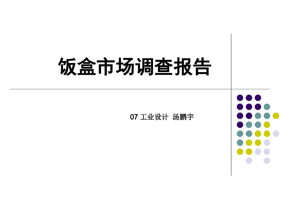 饭盒市场调查报告_第1页