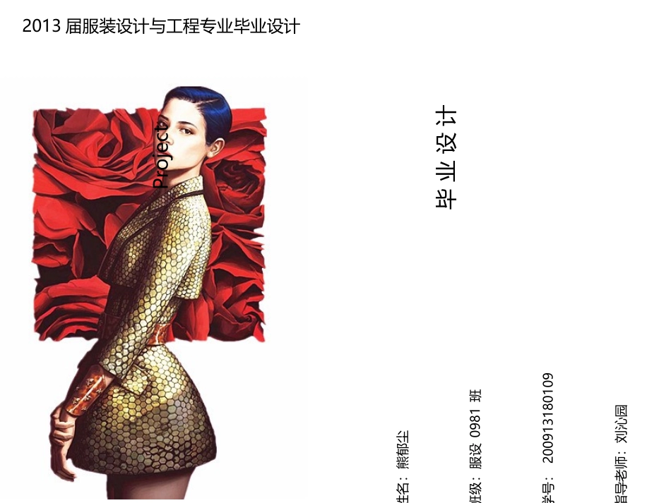 仿生学服装设计毕业设计_第1页