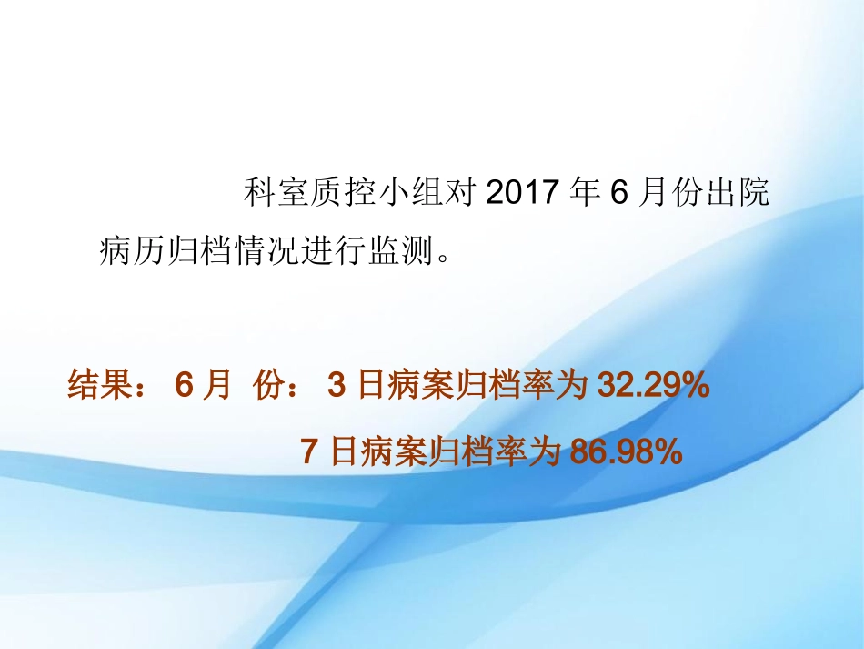 妇科提高病历天归档率的PDCA_第2页