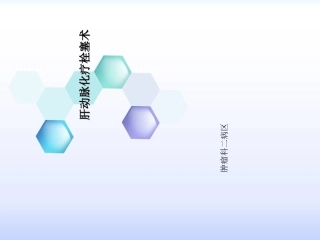 肝动脉化疗栓塞术