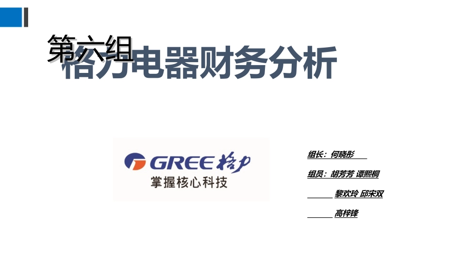 格力集团财务分析报告_第2页