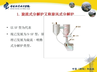 各型分解炉的结构及特点